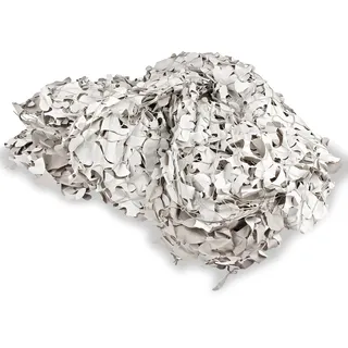 Camo Systems Tarnnetz Sonnensegel m. Stahlseil weiss, Größe 3.0x3.0 Meter