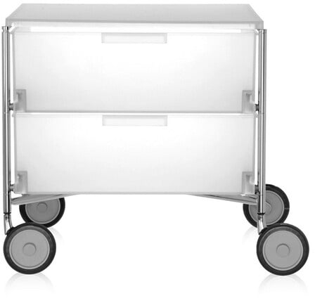 Kartell Mobil Box 2 weiß, Designer Antonio Citterio/Glen Oliver Löw, 48x49x47.5 cm