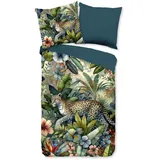 Muller Textil Raza Dschungel Mehrfarbig 135 x 200 cm + 2 x 80 x 80 cm