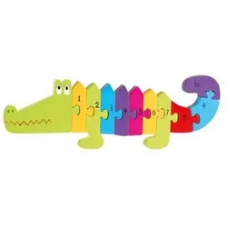 NICI 46012 Zahlenpuzzle Krokodil