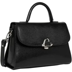 Lancaster Lucertola Handle Bag 26 cm - Noir