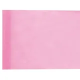 SANTEX Tischläufer, rosa Vlies 25 m x 30 cm,