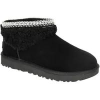 UGG W Classic Ultra Mini Maxi Curl für Damen, schwarz, Gr. 36 EU