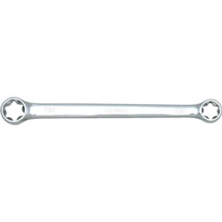 KS Tools CHROMEplus TX-E-Doppel-Ringschlüssel, E20xE24