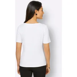 CREATION L Spitzenshirt in weiß | Gr.: 40