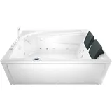 AcquaVapore W12H-TH-B Whirlpoolbadewanne 135 x 180 cm (W12H-TH-B-ALL)
