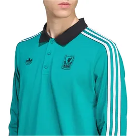 adidas FC Liverpool Poloshirt 2025/26 grün Herren langarm Gr. XL