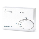 Eberle 1482049 111110451100 Eberle RTR - Raumtemperaturregler mit Netzschalter Ein / Aus und LED Heizen