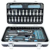 Brüder Mannesmann Werkzeuge Q25003 Bit-Set 116teilig 1/4 (6,3 mm)
