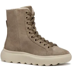 Geox Schnürboots »D SPHERICA EC4.1 D«, Plateau Boot, Chunky Boot, Winterboot mit Warmfutter Geox taupe 35