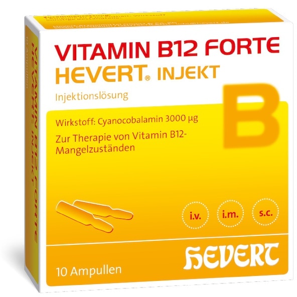 Hevert VITAMIN B12 HEVERT forte Injekt Ampullen Zusätzliches Sortiment