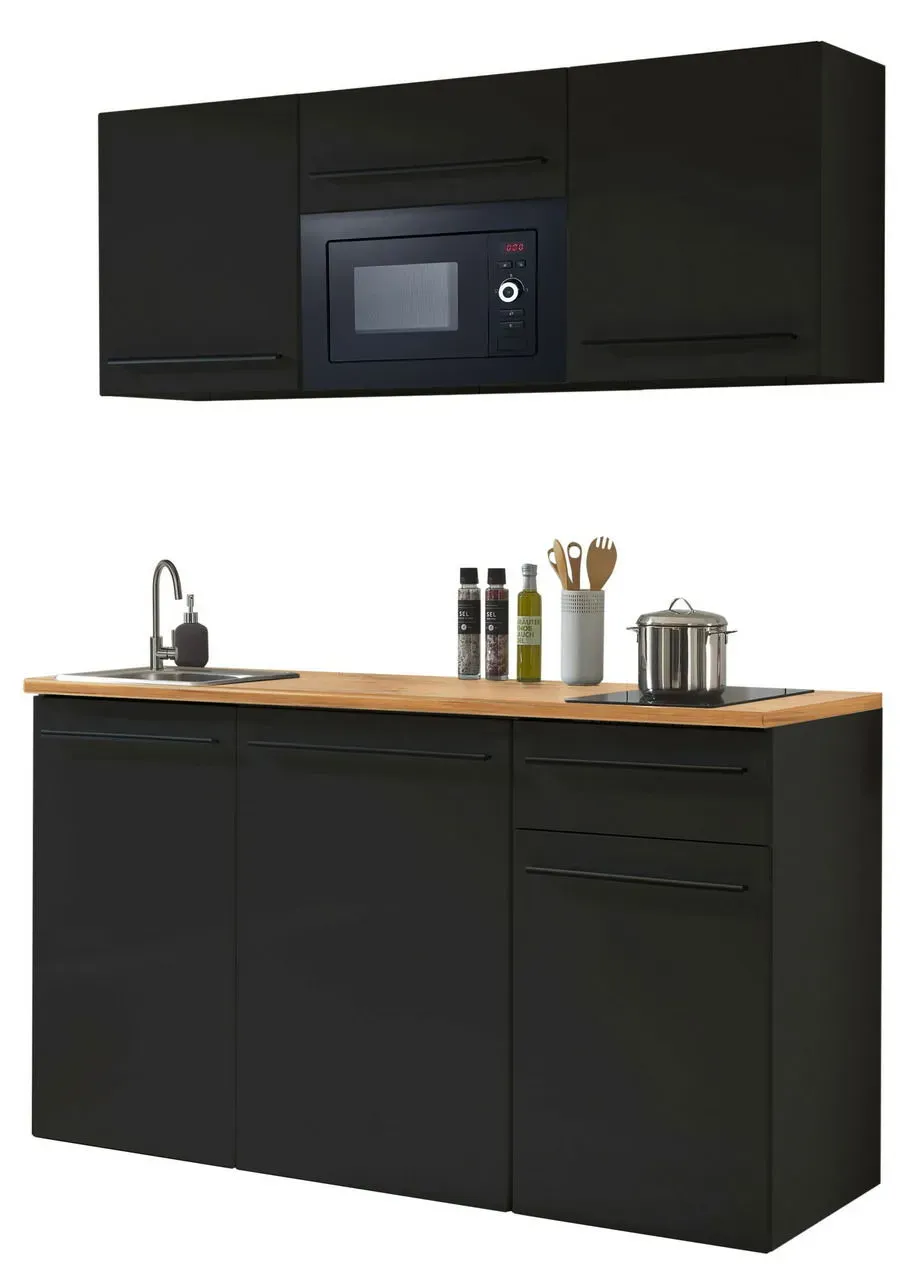 Smartkitchen Single-Küche 160 JAZZ - B/H/T ca. 160,00x212,00x60,00