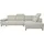 werk2 Ecksofa WERK2 "Focus-L, elektrisch erweiterbare Sitztiefe um ca. 30 cm, L-Form", natur, B:204cm H:82cm T:278cm, 92% Polyester, 8% Nylon, Sofas, Ecksofa, Komfort nach Maß: Ausziehbare Sitztiefe, verstellbare Kopfteile & Füße