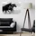 Queence Wandsticker QUEENCE "Horses", schwarz, B:90cm H:60cm T:0,1cm, Folie, Wandtattoos, Selbstklebend, kinderleichte Anbringung