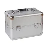 N&BF Kosmetikkoffer Silber Aluminium Klein | Beautycase Abschließbar