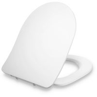Aliano Toilettendeckel D-Form Absenkautomatik antibakteriell Weiß