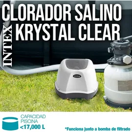Intex Krystal Clear Salzwassersystem weiß 0,28 m