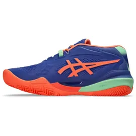 Asics Gel Resolution X Padelschuhe - Dark Cobalt / Vivid Coral - EU 42 1/2