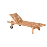 Möbilia Gartenliege Teak 11020011
