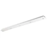 Ideal Lux Baldachin LINEAR STANDARD, eckig, 120cm, 5-fach, Überstand-Blende, weiß IDEA-285689