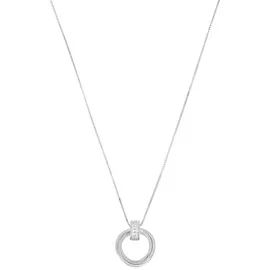 Amor Kette mit Anhänger Kreis Silber