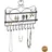 Relaxdays Schmuckhalter Wand Gold