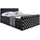 altdecor Boxspringbett BOXI8-Z KING 120 x 200 cm H3/H4 Schwarz