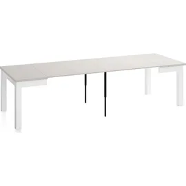 WFL GROUP Esszimmertisch 100 x 77 x 100 cm beige