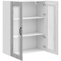 vidaXL Unterschrank Küchenwandschrank 80 x 31 x 100 cm Grau