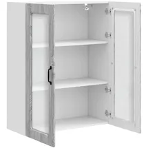 vidaXL Unterschrank Küchenwandschrank 80 x 31 x 100 cm Grau