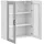 vidaXL Unterschrank Küchenwandschrank 80 x 31 x 100 cm Grau