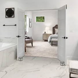 Relaxdays Türstopper 2er Set, HxD: 7,5 x 9 cm, hoch & schwer, rutschfest, Türzuschlagbremse, silber/schwarz