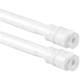 BestLivings Klemmstangen (Weiß) mit Schraubtechnik ausziehbar 25-40 cm kein Bohren oder Kleben Viele Farben & Größen 25-40 cm (2er Pack)