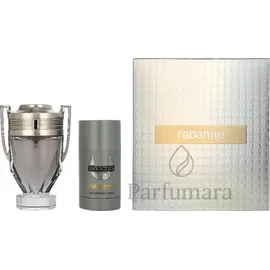 Paco Rabanne Invictus Eau de Toilette 100 ml + Deo Stick 75 ml Geschenkset 2