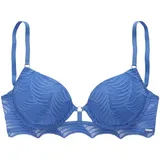 LASCANA Push-up-BH Damen blau Gr.80C