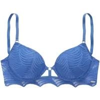 LASCANA Push-up-BH Damen blau Gr.80C
