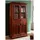 Massivmoebel24 Vitrine Oxford 90 x 44 x 180 cm Braun