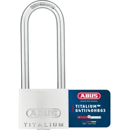 ABUS Vorhängeschloss Titalium Serie 64TI/40HB63.verschieden schließend