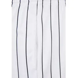Karl Kani KM-PS011-002-02 Small Signature Pinstripe Mesh Short - Schwarz