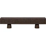 Woood Lowboard »Crumble TV-Kommode«, aus Mangoholz, drei Schubladen, H 40 cm x B 180 cm x T 40 cm