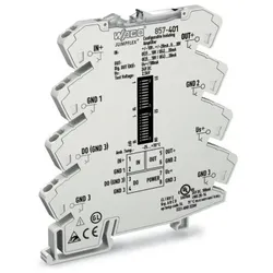 Wago 857-401 Trennverstärker, Strom- und Spannungseingangssignal, Strom- und Spannungsausgangssignal 857401