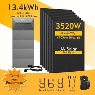 Pro, 6-8 Solarmodule, mit MC4 Kabel