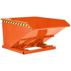 R+R INDUSTRIETECHNIK Muldenkipper Stahl 1200x1450x780 mm Reinorange