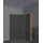 Priess Wäscheschrank Barcelona 48 x 193 x 54 cm Schwarz