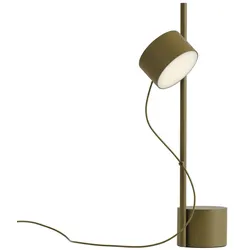Muuto - Post LED Tischleuchte, braungrün