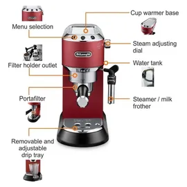De'Longhi Dedica Style EC 685.R rot