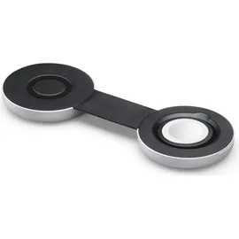 Twelve South ButterFly 2-in-1 MagSafe Ladegerät – Laden von iPhone, und Apple Watch, gleichzeitig – Dient als Displayständer – Rei... - Grau