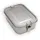 Intirilife Lunchbox, Silber, Metall, 12x6x17 cm, Küchenzubehör, Vorratsbehälter, Brotdosen