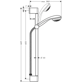 Hansgrohe Crometta 85 Mono chrom 27728000