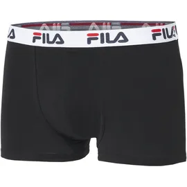 Fila Boxershorts unifarben schwarz L 3er Pack